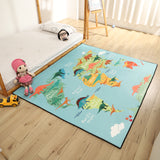 Hot Selling Products Rug for Kids Bedroom Playroom Dinosaur Carpet/City Road Map Game Carpet/Living Room Play & Learning Fun Carpet (customizable)