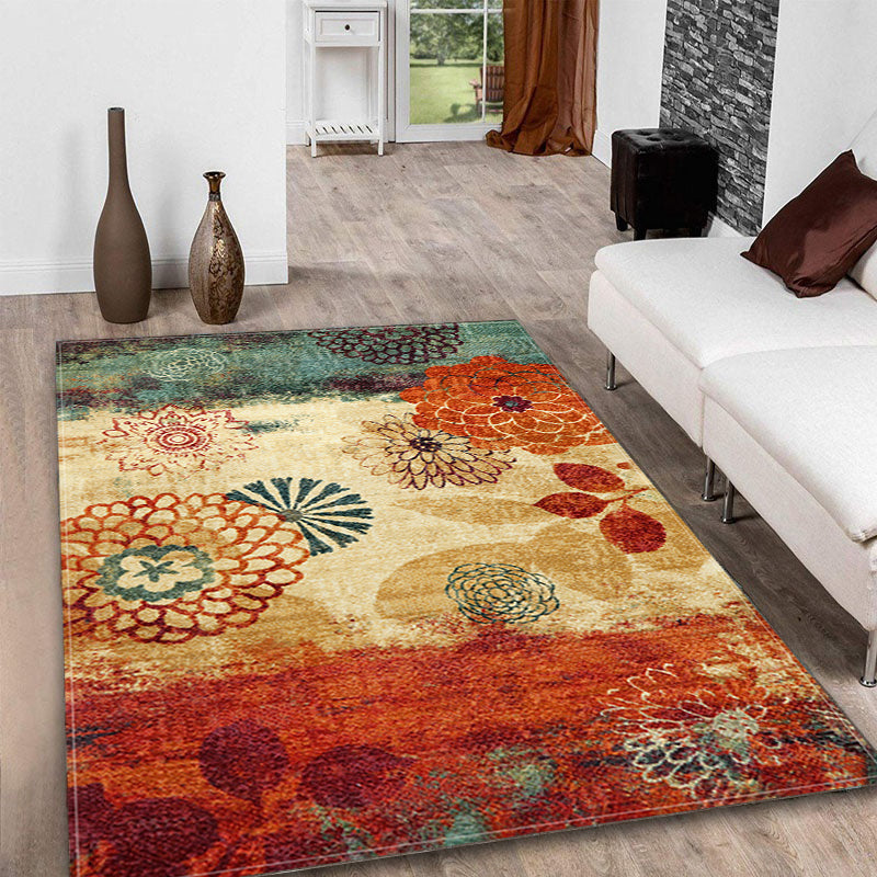 Vintage Print Pattern Rug 3D Abstract Stripe Pattern Design Luxurious Velvet Center Carpet for Home Decor/Bedroom/Living Room