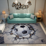 Creative Design Crystal Velvet Area Rug Abstract Painted Rug Living Room Rectangle Carpet