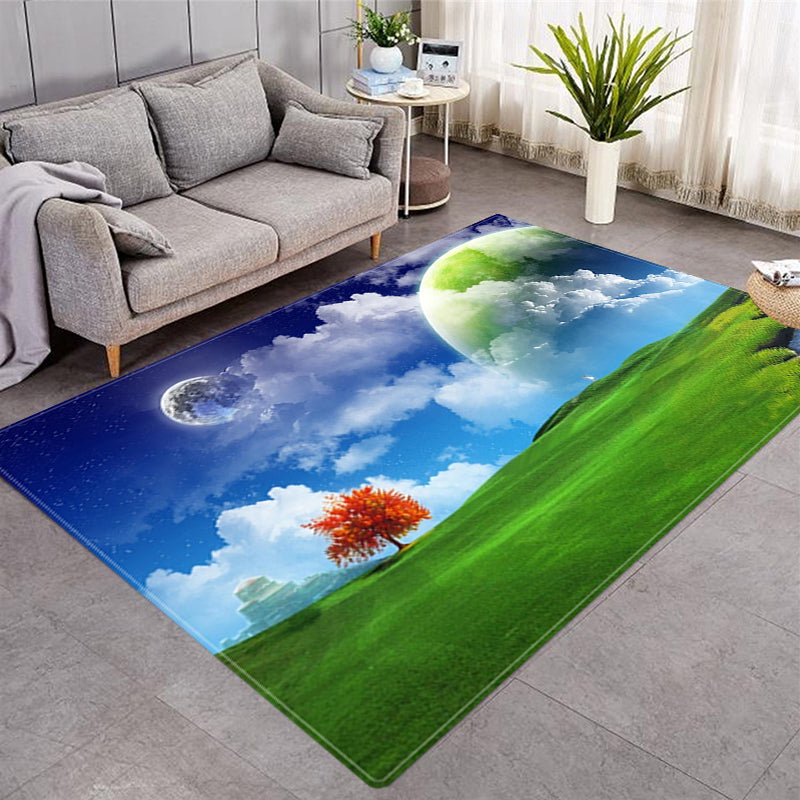 Landscape Pattern More Design Various Size Crystal Velvet Area Rug Center Carpet Living Room View Carpet