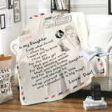 Interesting Gifts Soft Letter Pattern Throw Blanket Creative Gift Wrapping Blanket on Bed/Sofa Warm and Cosy Easy to Clean (customizable)