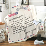 Interesting Gifts Soft Letter Pattern Throw Blanket Creative Gift Wrapping Blanket on Bed/Sofa Warm and Cosy Easy to Clean (customizable)