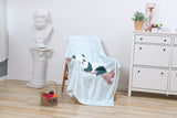 Machine Washable New Arrival for Panda Pattern/Dinosaur Pattern Kids Soft Design Throw Blanket
