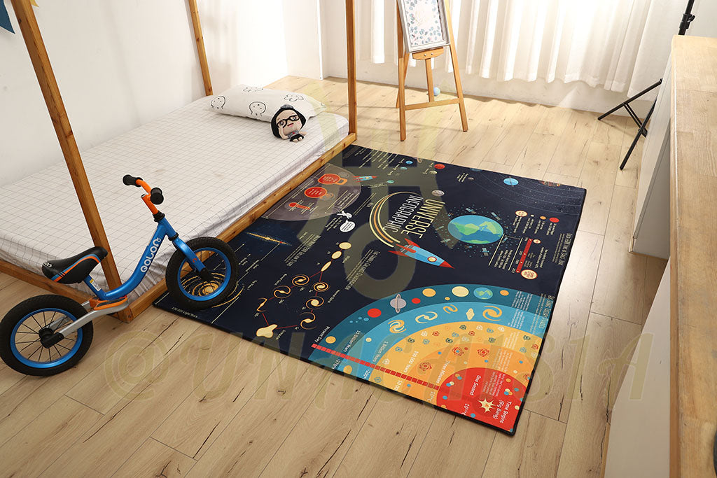 Hot Selling Products Rug for Kids Bedroom Playroom Dinosaur Carpet/City Road Map Game Carpet/Living Room Play & Learning Fun Carpet (customizable)
