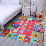 ABC Kids Rugs Educational ABC Rugs for Kids Playroom and Classroom, Soft and Premium Kids Play Rugs ABC Alphabet, Numbers and Shapes Kids ABC Rug Nursery Rug