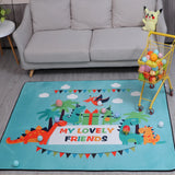 Children Bedroom Floor Rug Playroom Carpet Play & Learning with Fun (customizable)