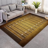 Football Game Sport Style Area Rug for Kids Playroom Children Room Rectangle Carpet