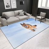 Animal Pet Puppy Doggy Pattern Various Size Crystal Velvet Area Rug Center Carpet