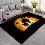 Cartoon Pattern Creative Design Various Size Crystal Velvet Area Rug Rectangle Carpet