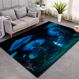 3D Movie Scenes Cartoon Character Game Pattern Area Rug Crystal Velvet Rectangle Carpet