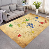 Painting Pattern More Design Various Size Crystal Velvet Area Rug Living Room Kid's Room Carpet