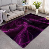 3D Movie Scenes Cartoon Character Game Pattern Area Rug Crystal Velvet Rectangle Carpet