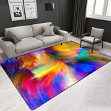 3D Abstract Stripe Pattern More Design Crystal Velvet Area Rug Center Carpet