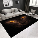 3D Printing Animal Pattern Crystal Velvet Living Room Area Rug Rectangle Carpet