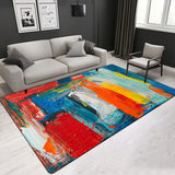 Painting Pattern More Design Crystal Velvet Floral Area Rug Center Carpet