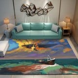 Painting Pattern More Design Various Size Crystal Velvet Area Rug Living Room Kid's Room Carpet