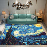 Painting Pattern More Design Crystal Velvet Floral Area Rug Center Carpet