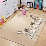 Kids Room Cartoon Rug Playroom Game/Map Anti-skid Rectangle Carpet (customizable)