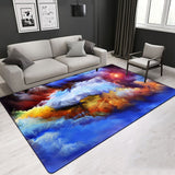 Painting Pattern More Design Crystal Velvet Floral Area Rug Center Carpet