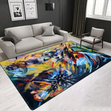 Painting Pattern More Design Crystal Velvet Floral Area Rug Center Carpet