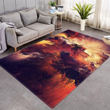 3D Cartoon Character Game Movie Scenes Area Rug Living Room Crystal Velvet Rectangle Carpet