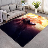 3D Printing Animal Pattern Various Size Crystal Velvet Area Rug Rectangle Carpet