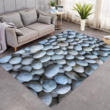 3D Stone Pattern More Design Various Size Crystal Velvet Area Rug Center Carpet