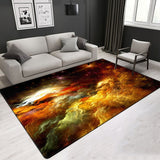 Cloud Pattern More Design Crystal Velvet Area Rug Living Room Rectangle Carpet