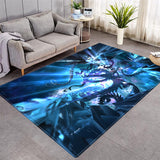 3D Cartoon Character Game Movie Scenes Area Rug Living Room Crystal Velvet Rectangle Carpet