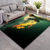 3D Printing Animal Pattern Various Size Crystal Velvet Area Rug Rectangle Carpet