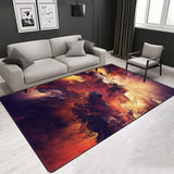 3D Cloud Pattern Various Size Crystal Velvet Area Rug Rectangle Carpet