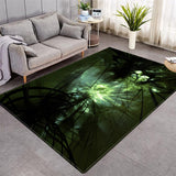 3D Cartoon Character Game Movie Scenes Area Rug Living Room Crystal Velvet Rectangle Carpet