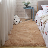 Soft Fluffy Plush Solid Color Area Rug Living Room Bedroom Carpet