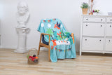 New Arrival Kids Wrapping Blanket Cartoon Design Soft Throw Blanket