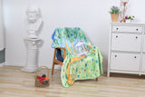 New Arrival Kids Wrapping Blanket Cartoon Design Soft Throw Blanket