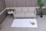 Various Color Fluffy Plush Living Room Area Rug Bedroom Rectangle Carpet