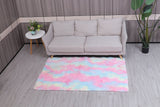 Various Color Fluffy Plush Living Room Area Rug Bedroom Rectangle Carpet